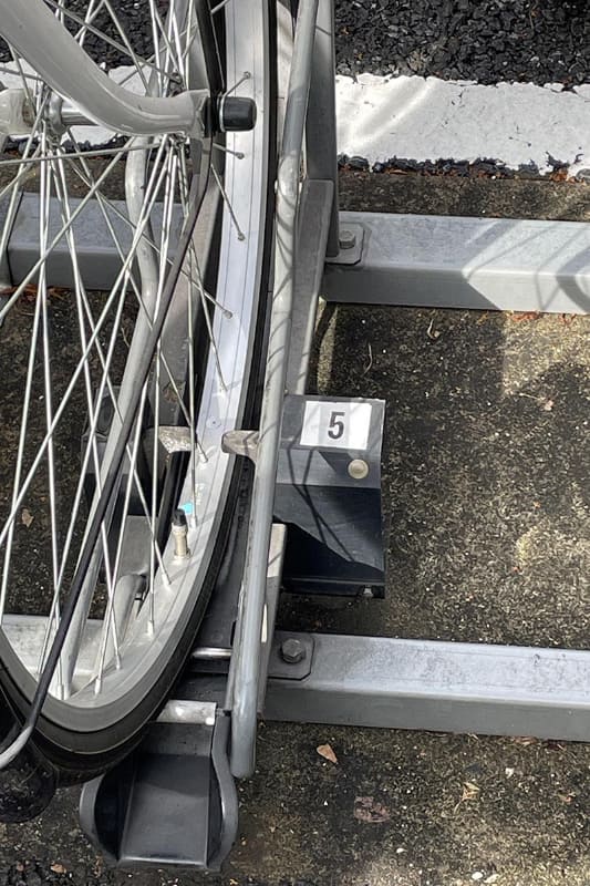 自転車ラックの例