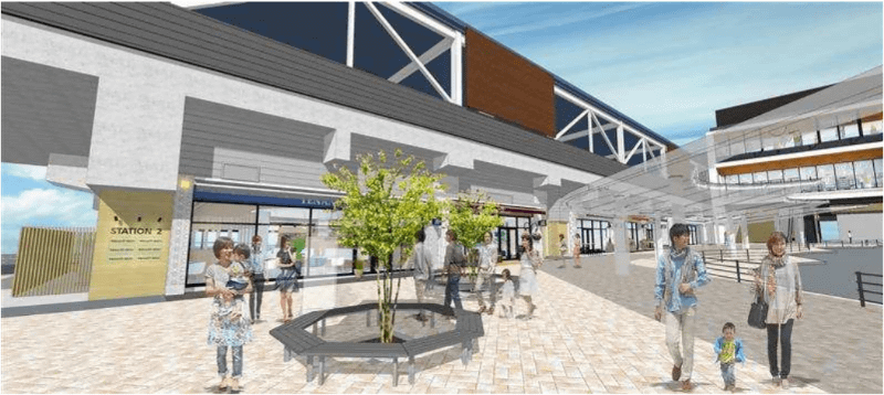 STATION2棟 外観イメージ