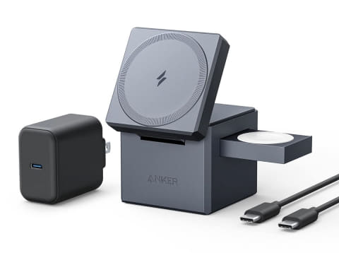 量子ドットモバイルモニター アンカーのキューブ型MagSafeスタンド