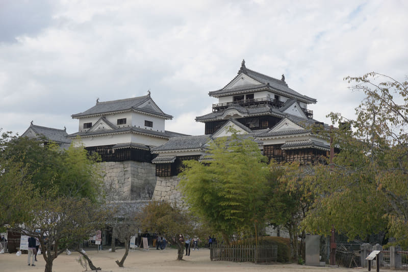 計画地の近隣にある松山城