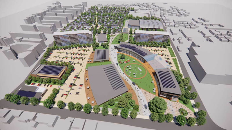 全体イメージパース