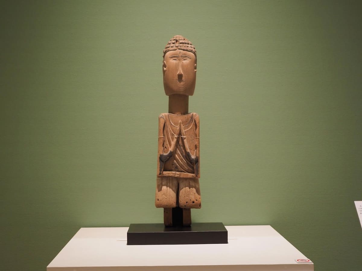 岩手県八幡平市の兄川山神社にある、江戸時代に作られた《山神像》