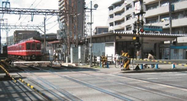 旧産業道路駅(現 大師橋駅 平成20年頃) 出典：京急電鉄