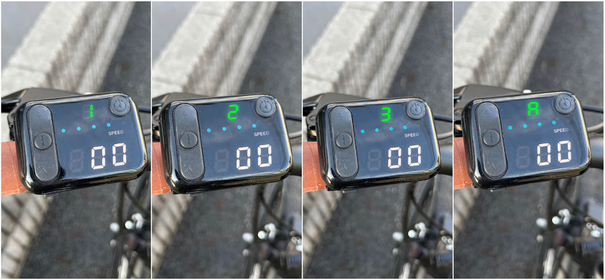 アシストのモードは4種類