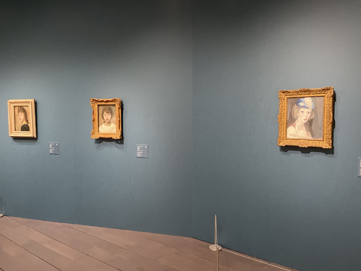 序章「マリー・ローランサンと出会う」の展示風景