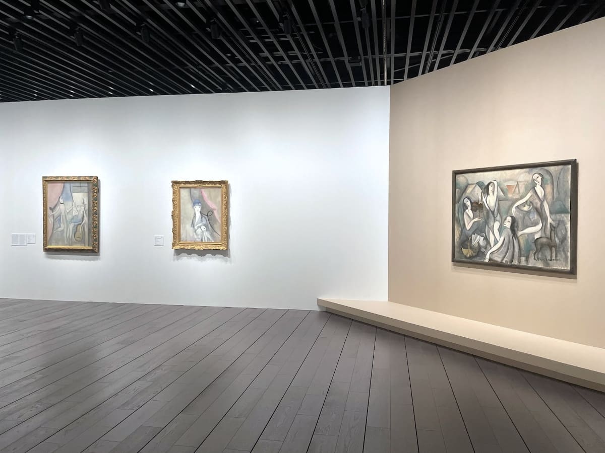 1章「マリー・ローランサンとキュビスム」の展示風景