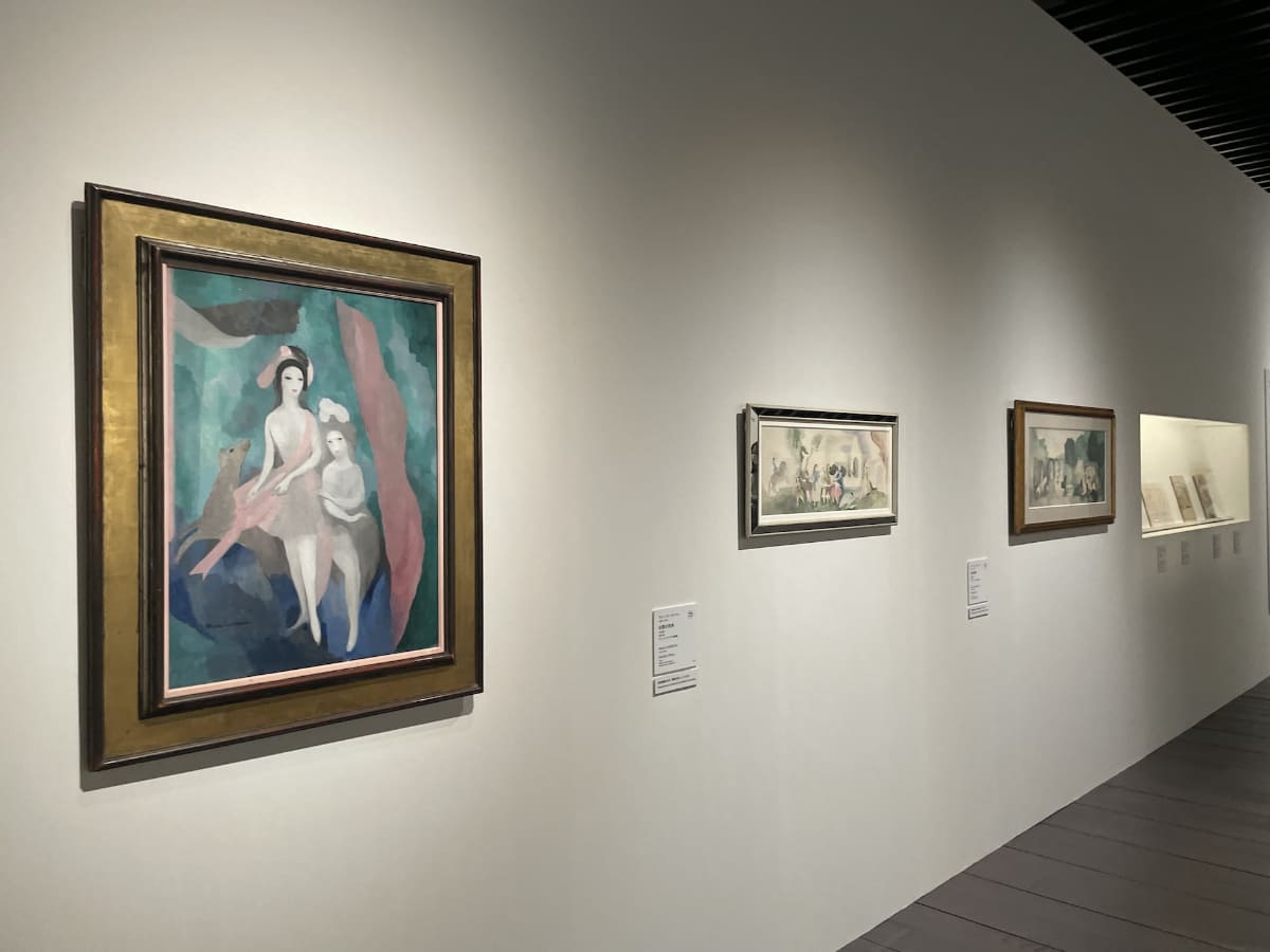 4章「マリー・ローランサンと舞台芸術」の展示風景