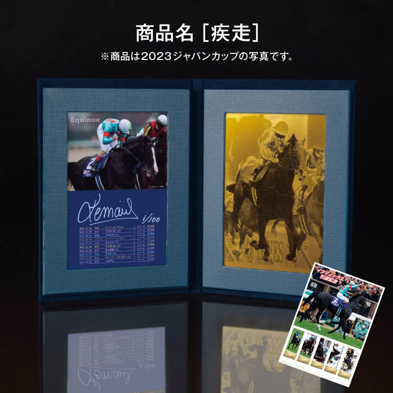 特製純金プレートセット 2023ジャパンカップ(疾走)