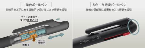 ぺんてる、静音ボールペン「Calme」に超極細0.35mm - Impress Watch