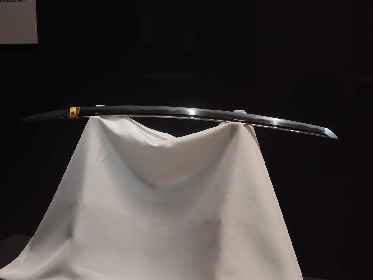 相州正宗の《刀 無銘 正宗》(鎌倉時代。東京国立博物館)。能楽の観世家に伝来したとされ《名物 観世正宗》とも呼ばれる