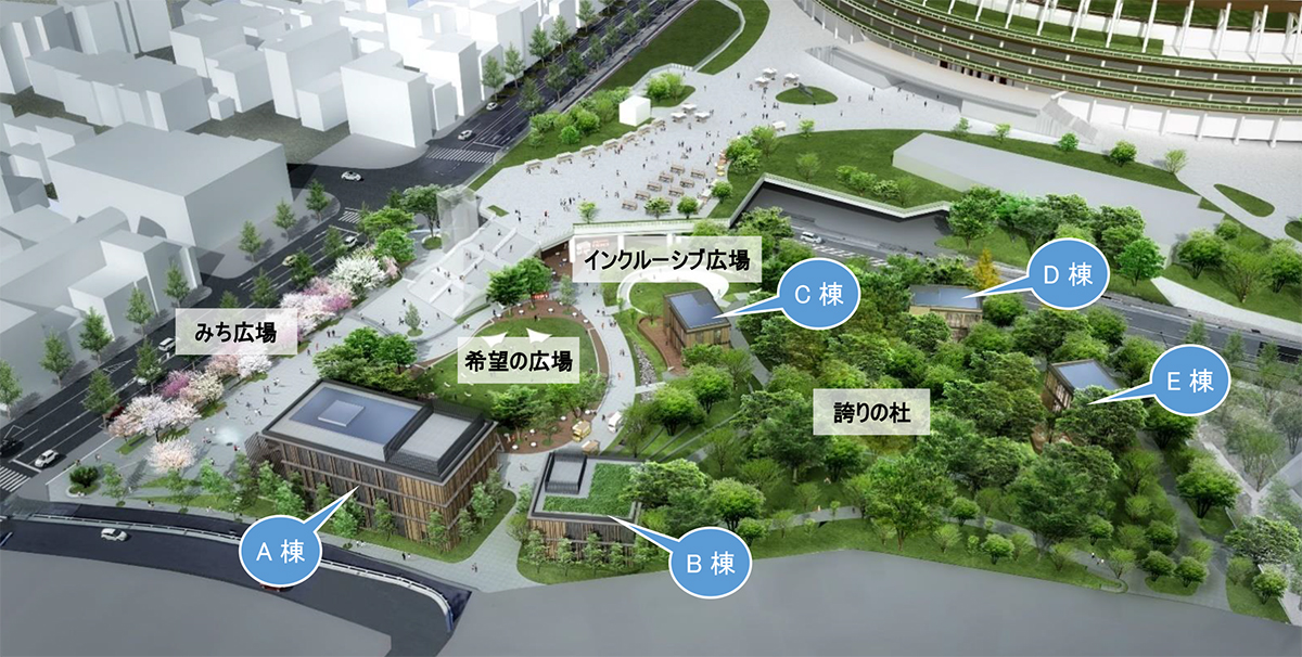 公園内の配置