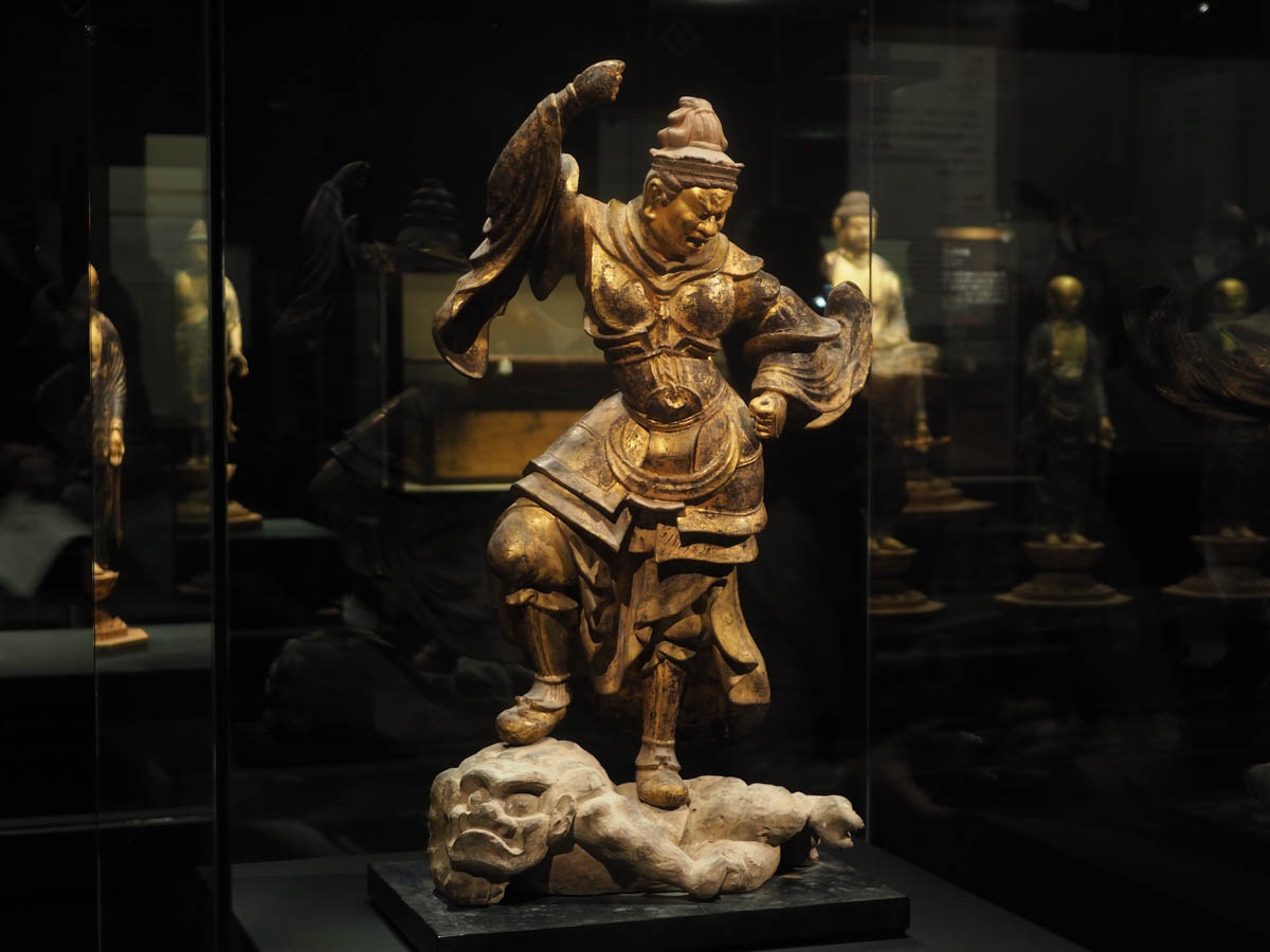 国宝《増長天立像》平安時代(中尊寺金色院蔵)