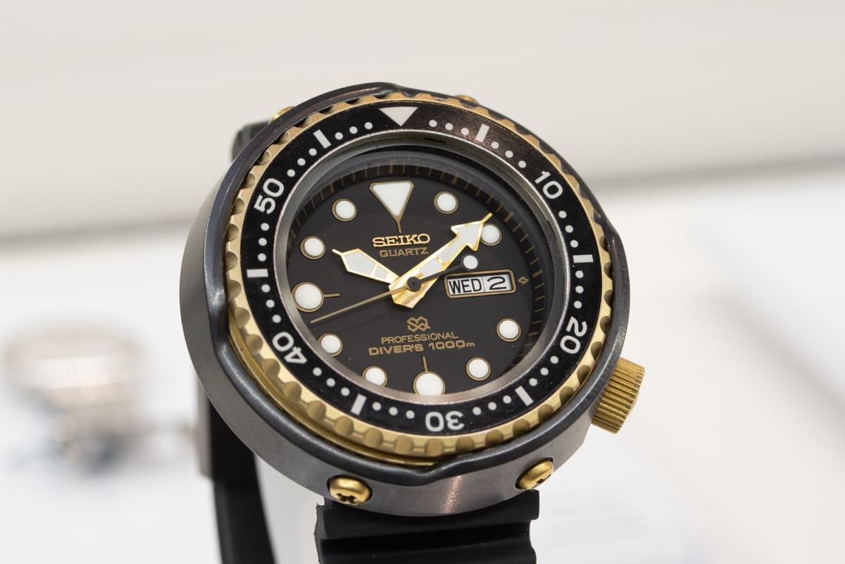 飽和潜水用の1,000m防水ウォッチ(1986年)