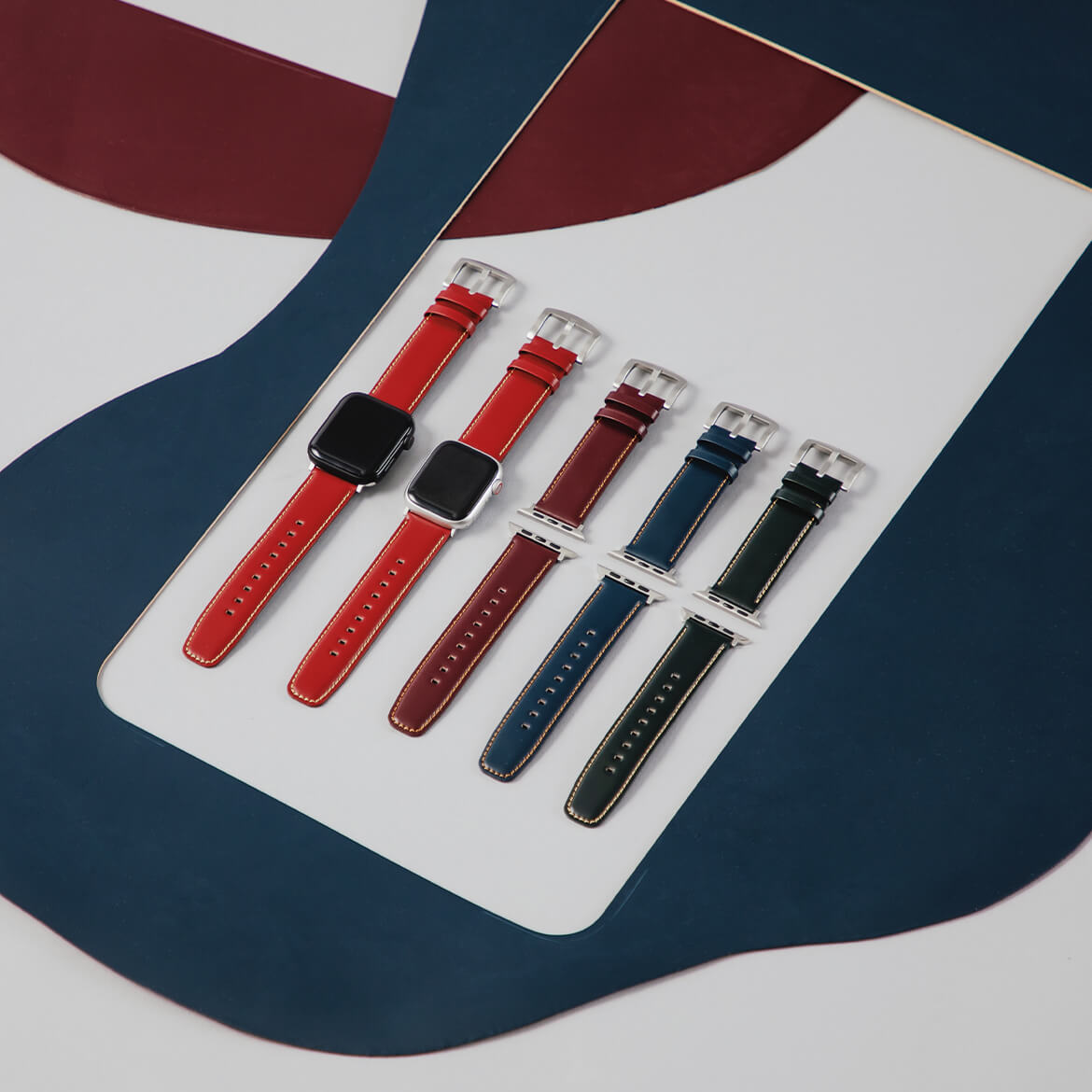 ネイビー、アイビーグリーン