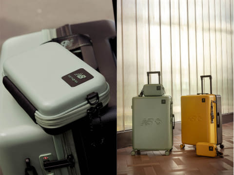 ニューバランスの大きなロゴ サムソナイト スーツケース - Impress Watch