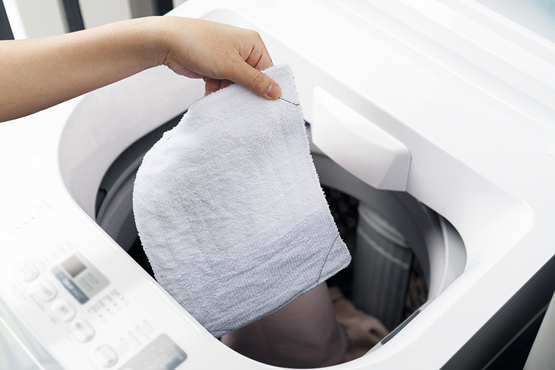 ほつれにくい雑巾(洗濯機対応)