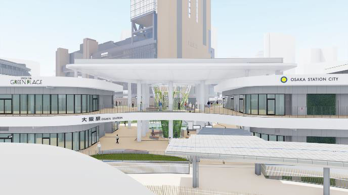 西側より(ピロティ空間)