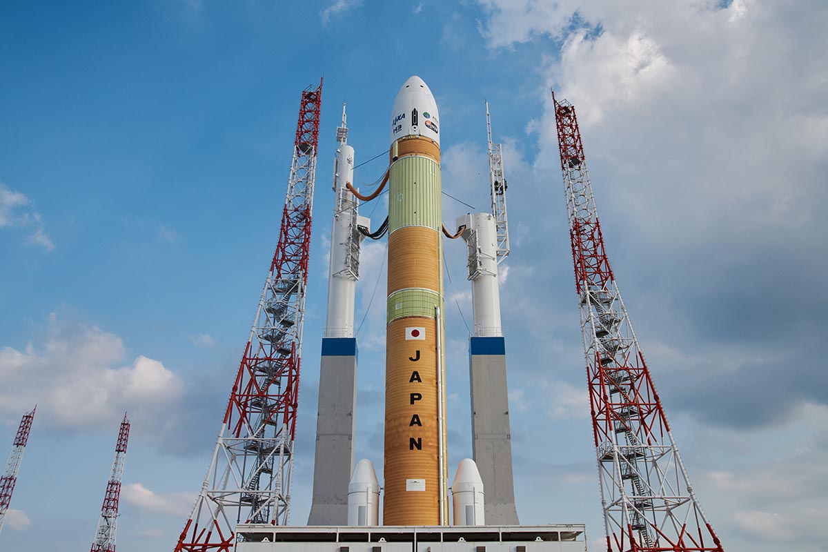写真はH3ロケット試験機1号機(画像提供：JAXA)