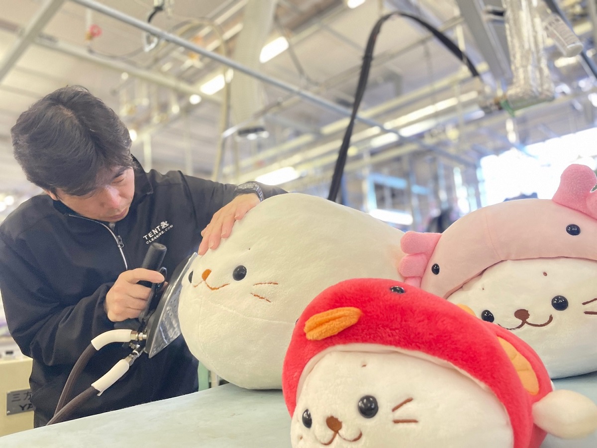 「クリーニング中のぬいぐるみの様子を送ってほしい」という要望が多かったことから、SNSにクリーニング工程をアップするようになりました