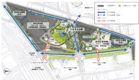 大阪駅前の大規模開発「グラングリーン大阪」9月6日まちびらき