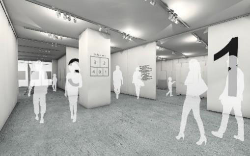 展示室内