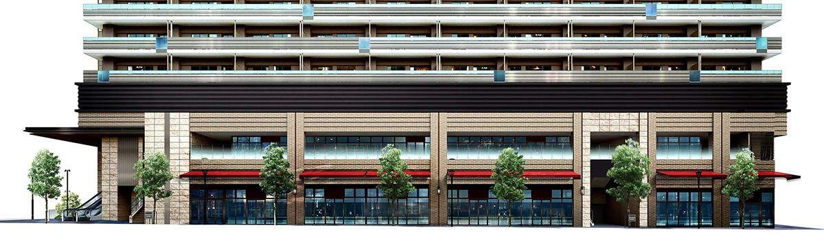 低層階建物外観 イメージ