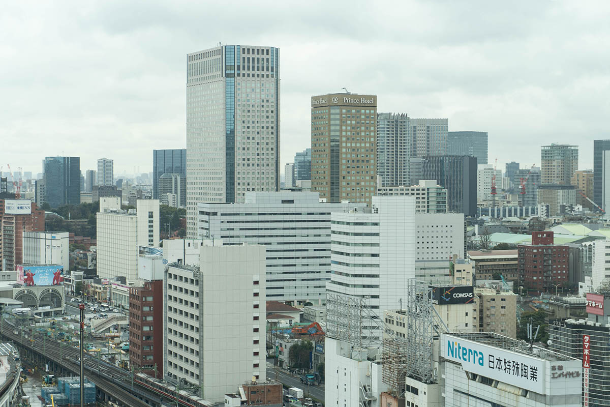 品川プリンスホテル方面