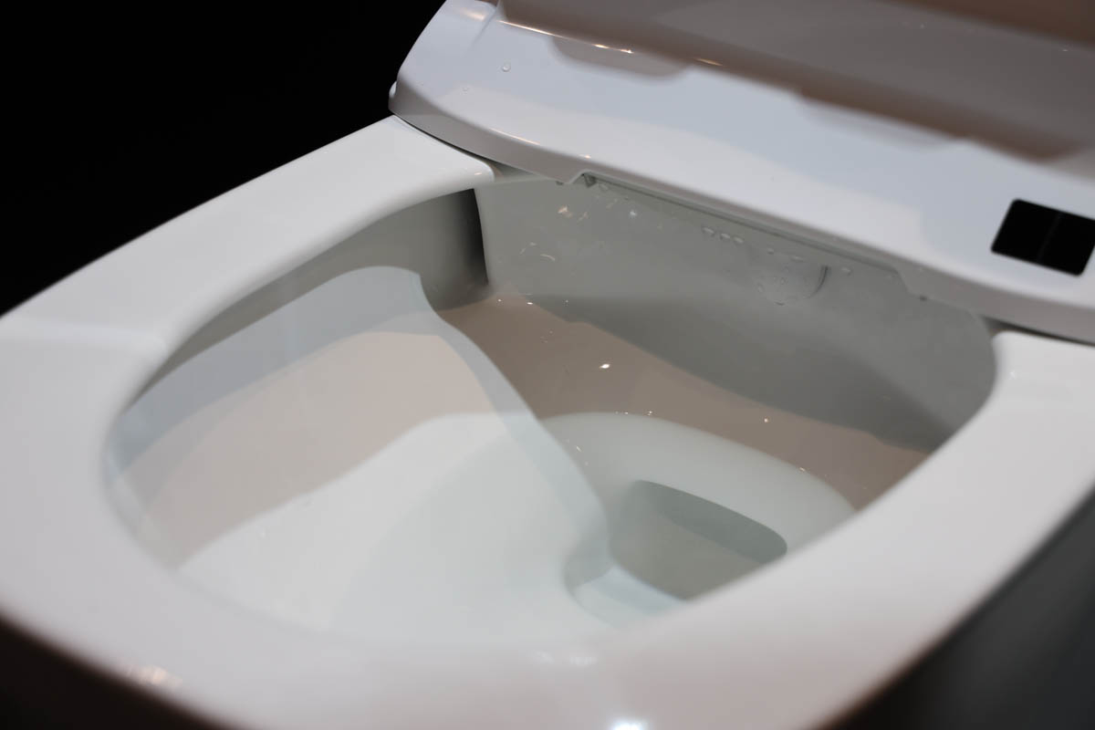 吐水口を従来より細くすることで水の勢いを増した