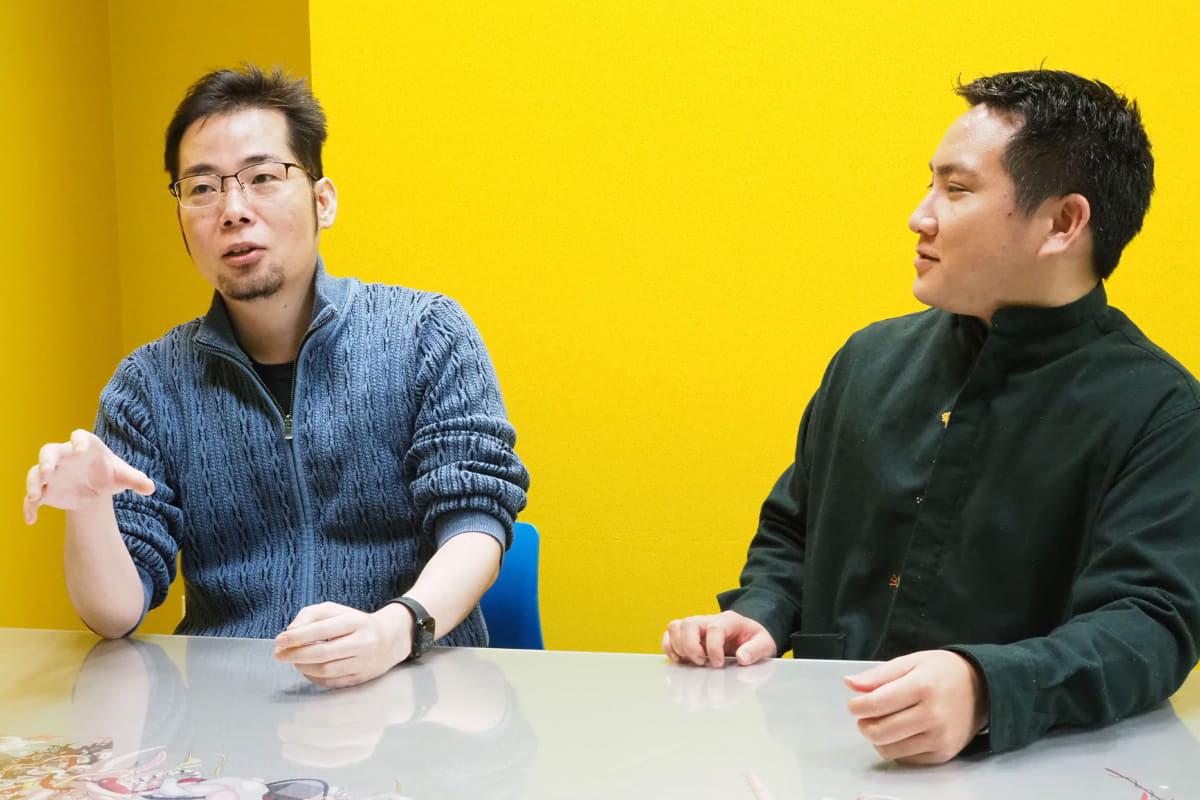 左から杉本氏、土肥氏