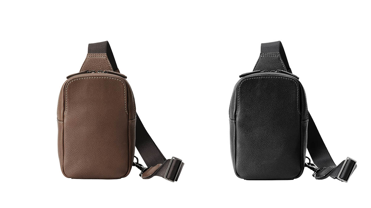 トーンオイルヌメ クロスボディバッグ