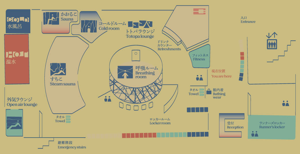 女性フロアマップ(提供：東京建物)