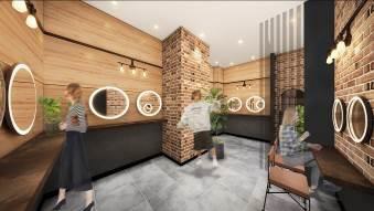 パウダールームを拡大