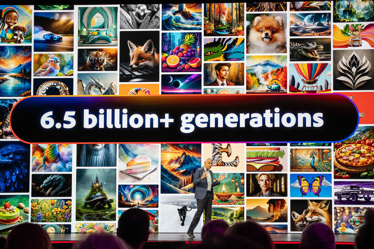 Fireflyはスタート以来65億枚以上の画像を生成したという