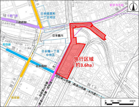 高橋 日本橋に51階・40階の複合施設 首都高地下化念頭に水辺整備も