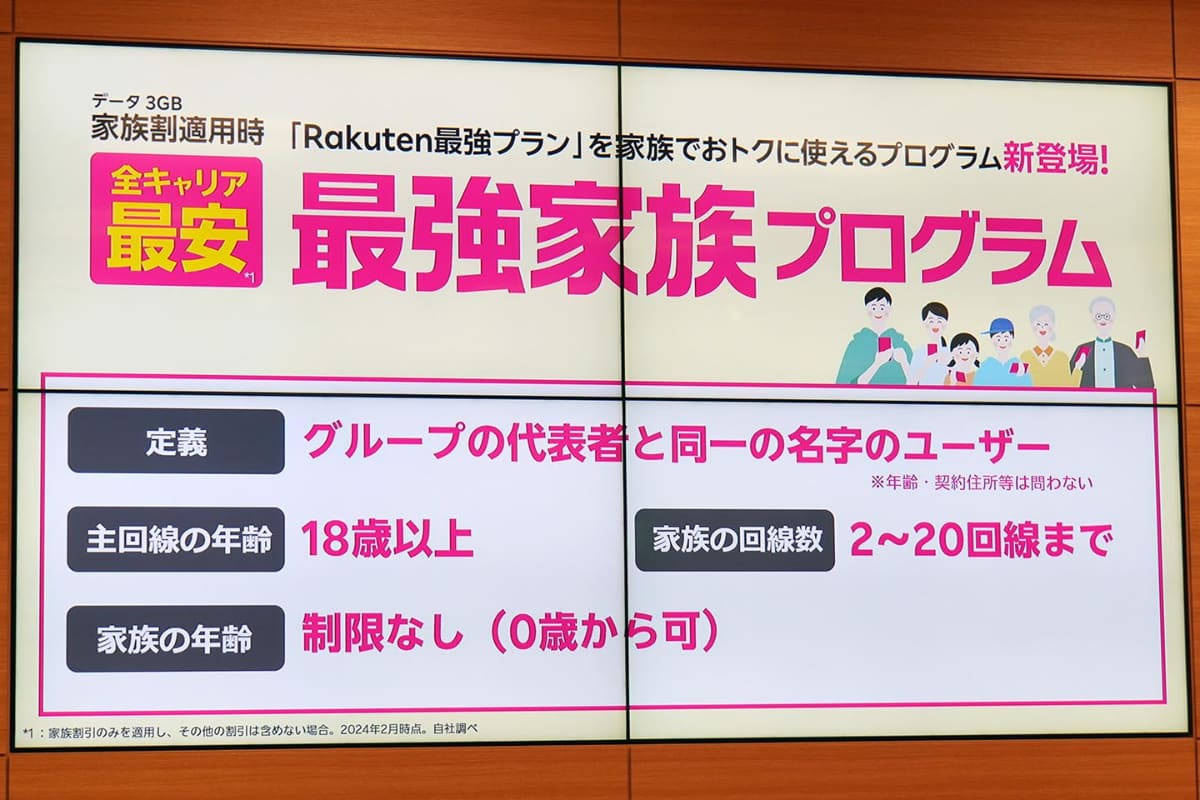 導入当初の最強家族プログラムは、同一名字限定という縛りがあった