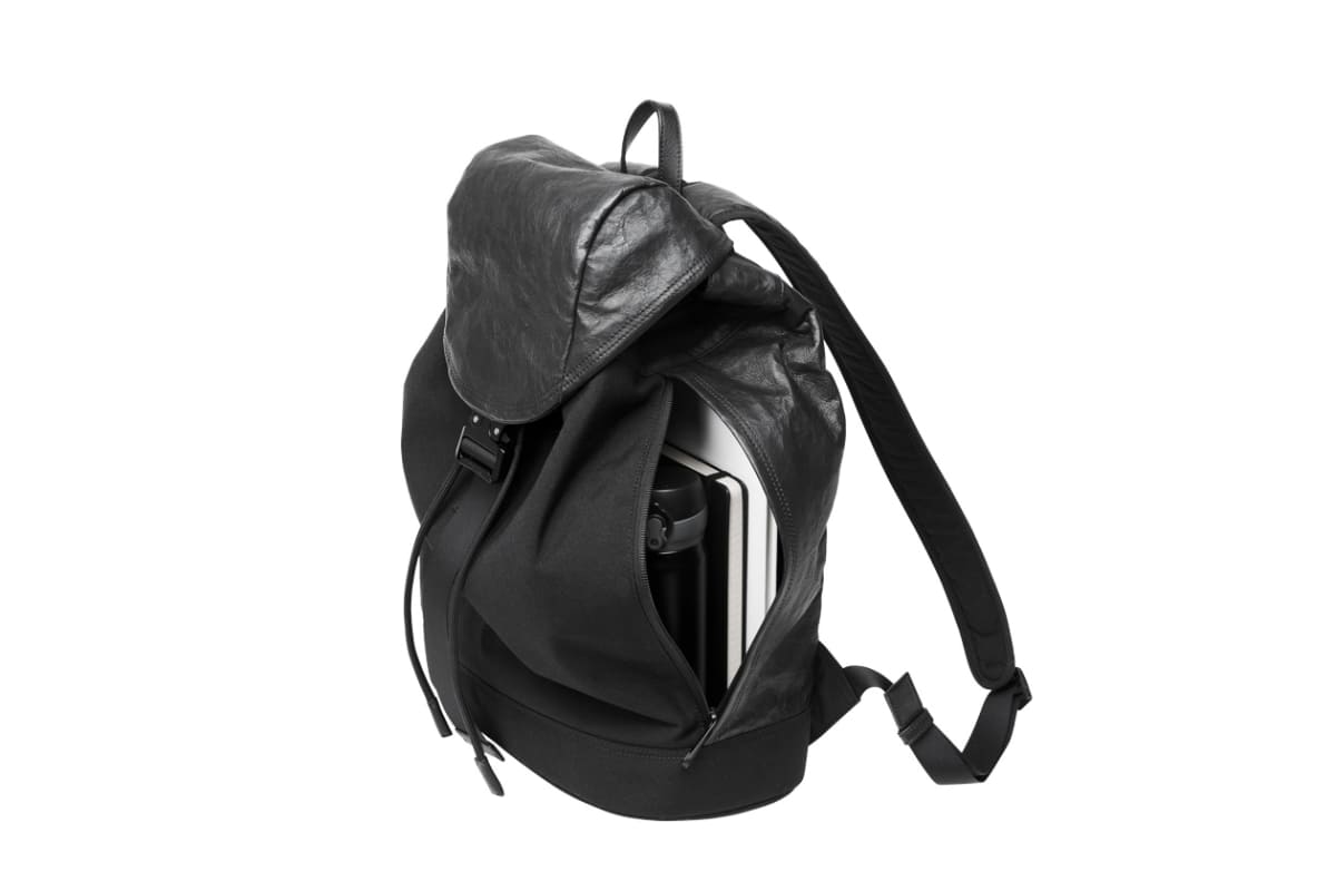 CORDURA×レザー コンビソフトバックパック