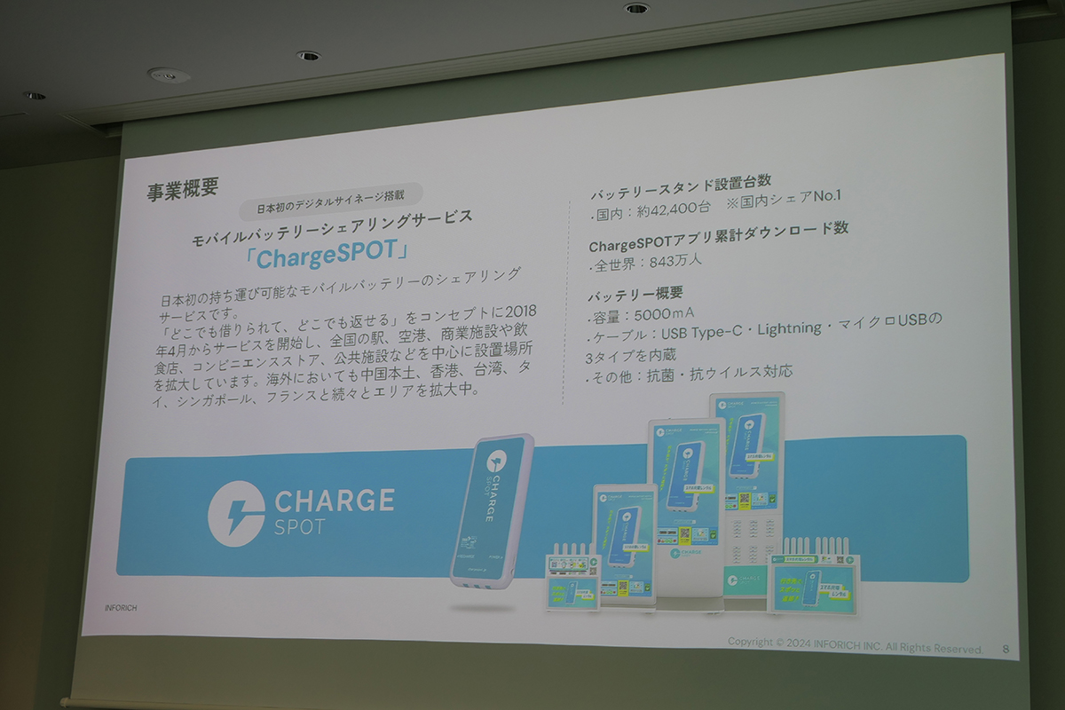 ChargeSPOTの設置台数は全国に約42,400台