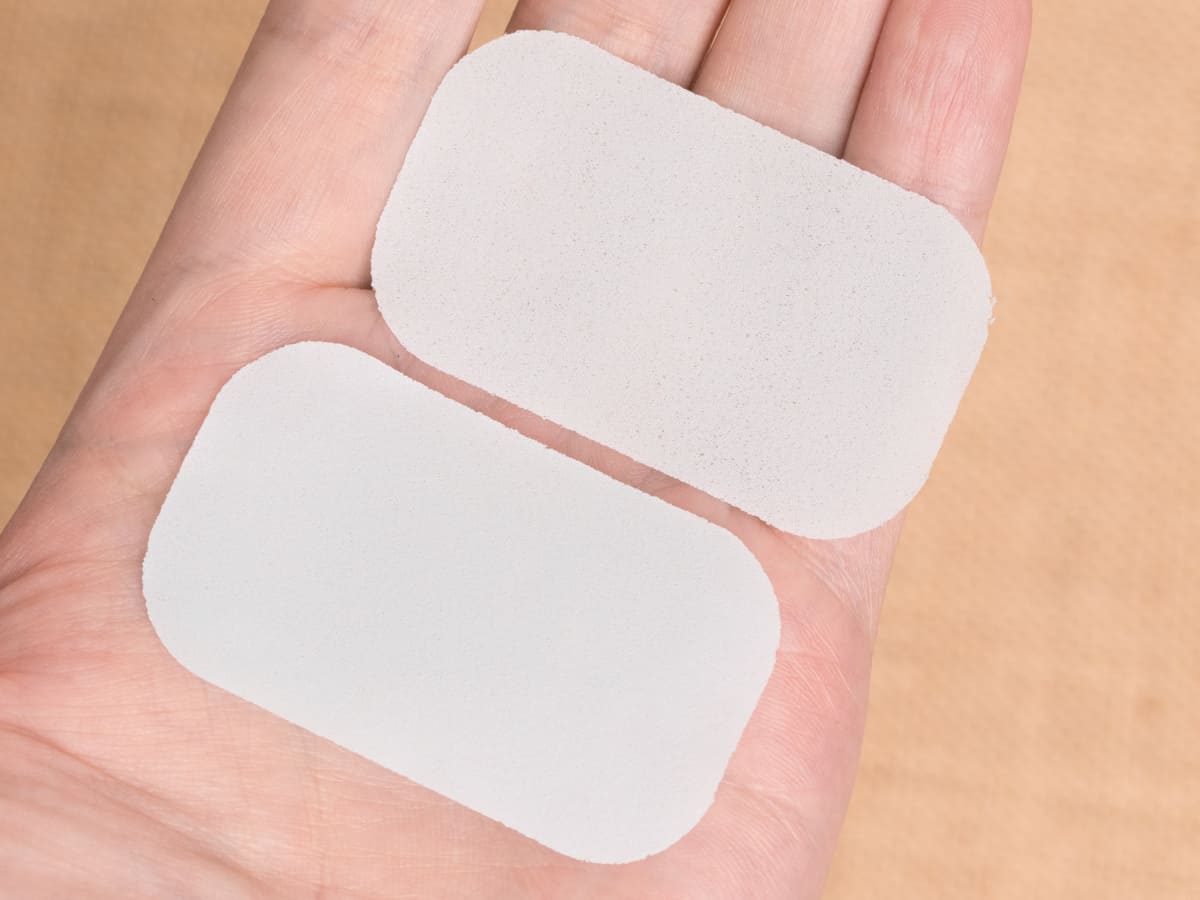 紙せっけんのサイズは6×3cm程度