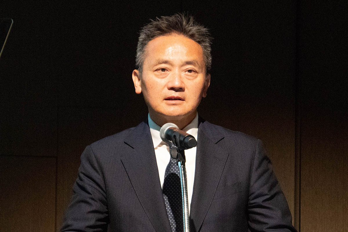 全体概要を説明する三井不動産 執行役員開発企画二部長 上田二郎氏