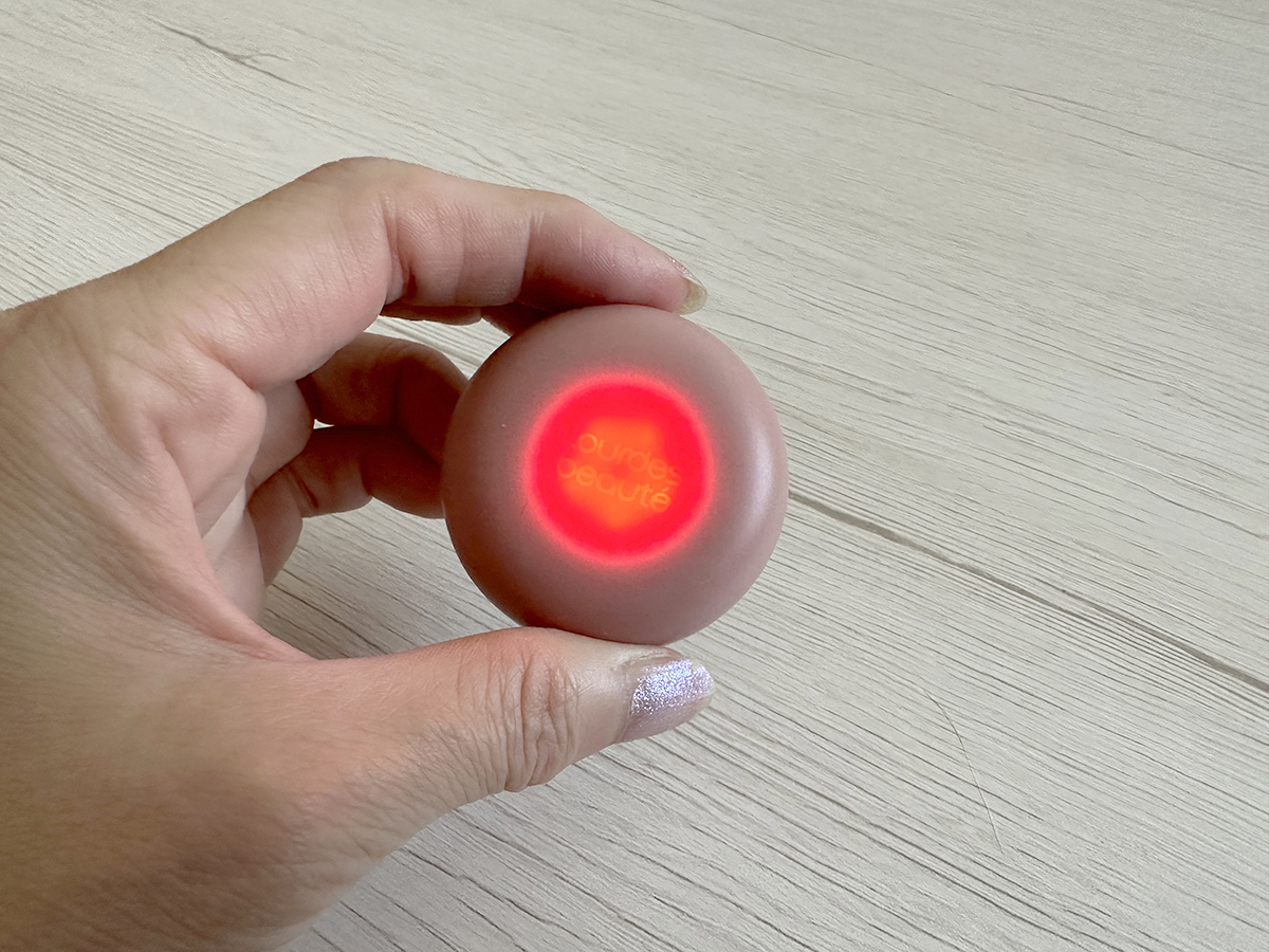 「強」は最大約56℃で、かなり熱く感じます