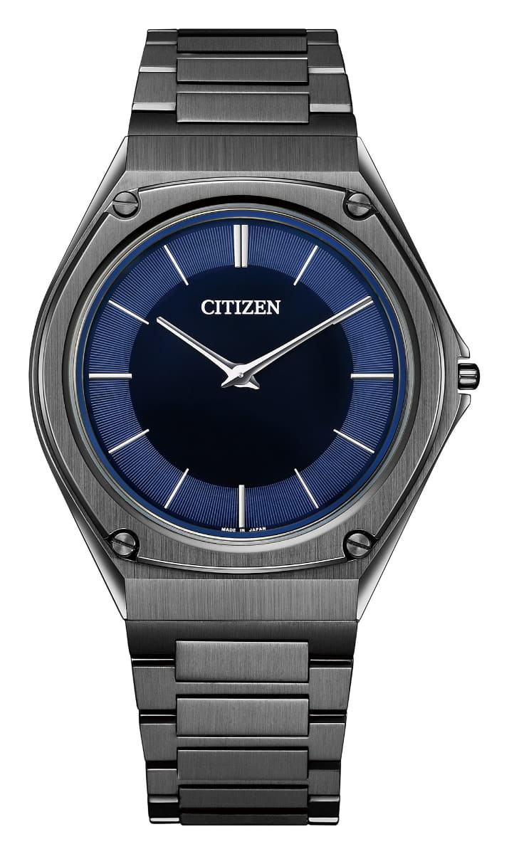 シチズン エコ・ドライブ ワン/5気圧防水ステンレスモデル 限定モデル(AR5064-57L)、495,000円。世界限定250本