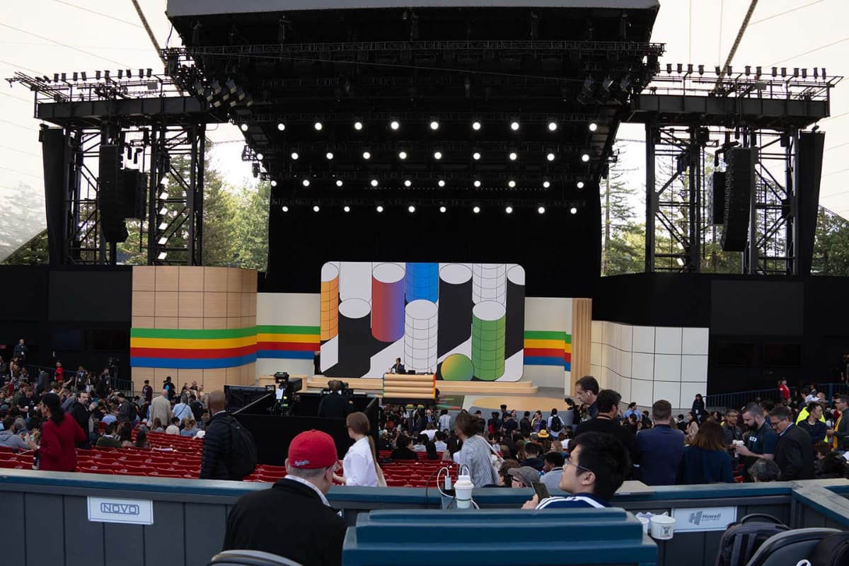 Google I/Oが開かれたShoreline Amphitheatre