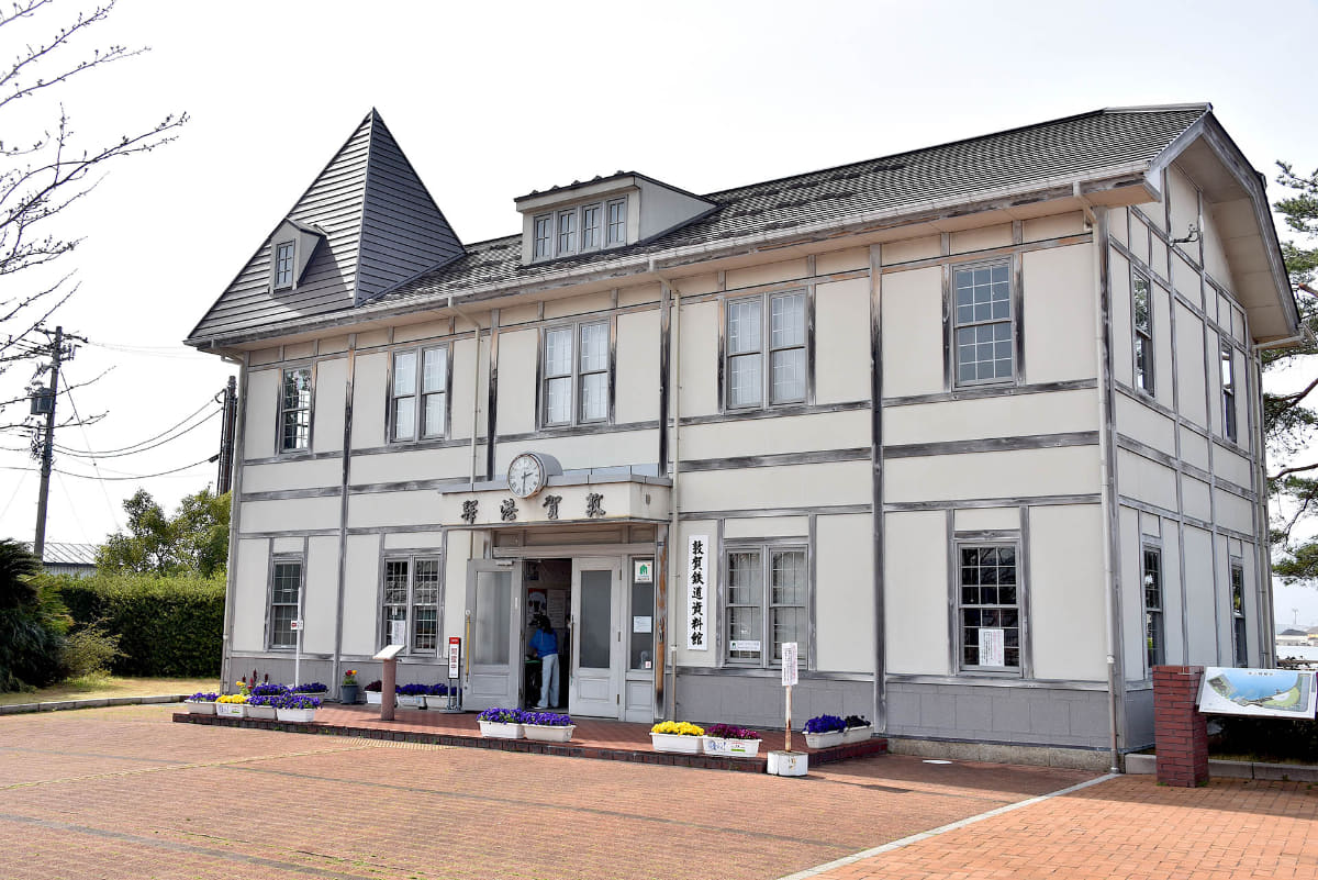 敦賀港駅を再現した敦賀鉄道資料館