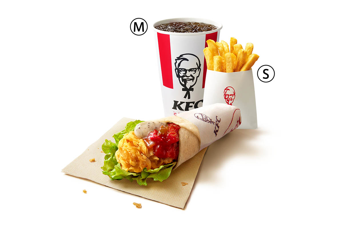 ケンタランチ ペッパーマヨツイスターセット　650円