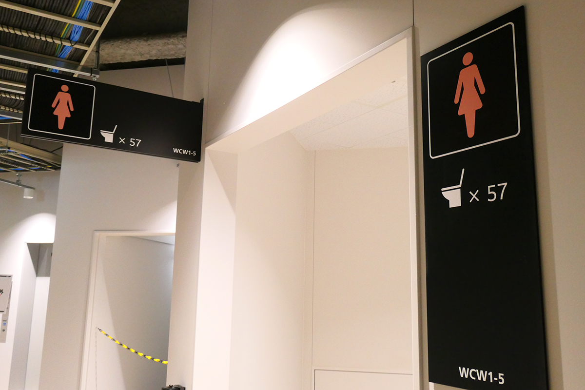 トイレは全24カ所