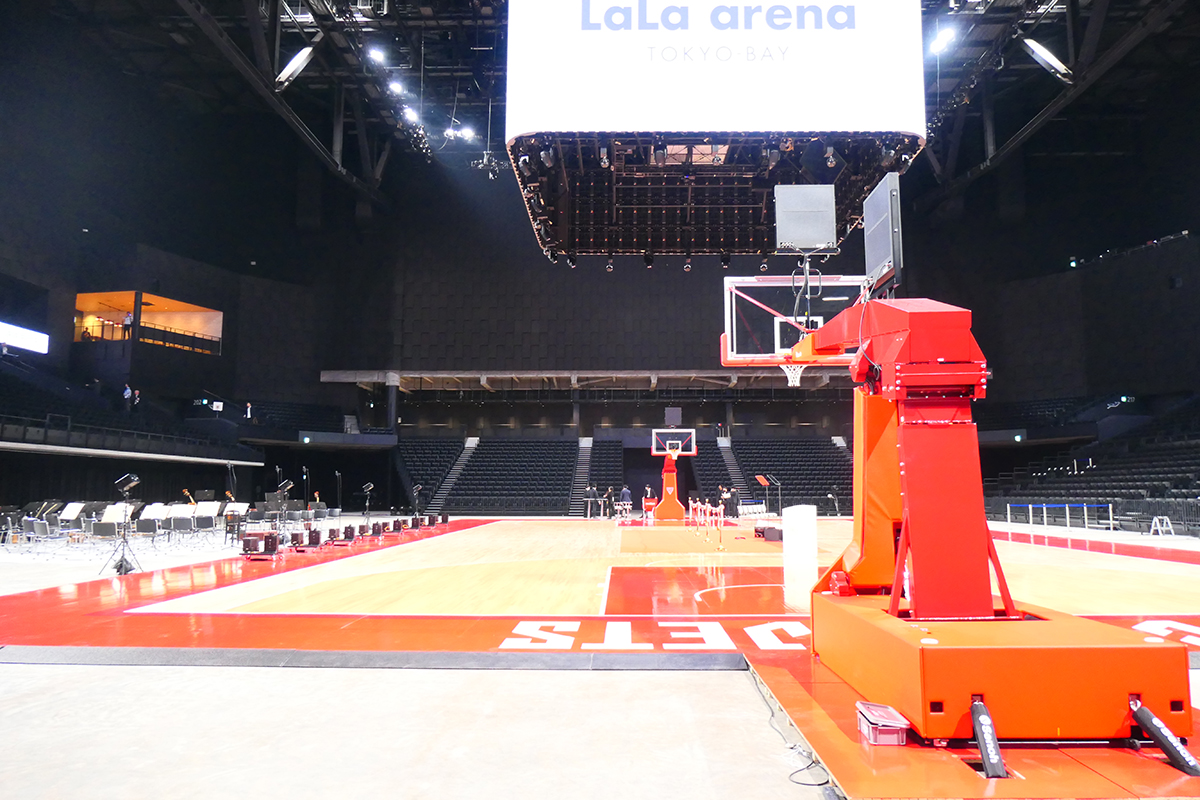 ゴール裏席からの視界