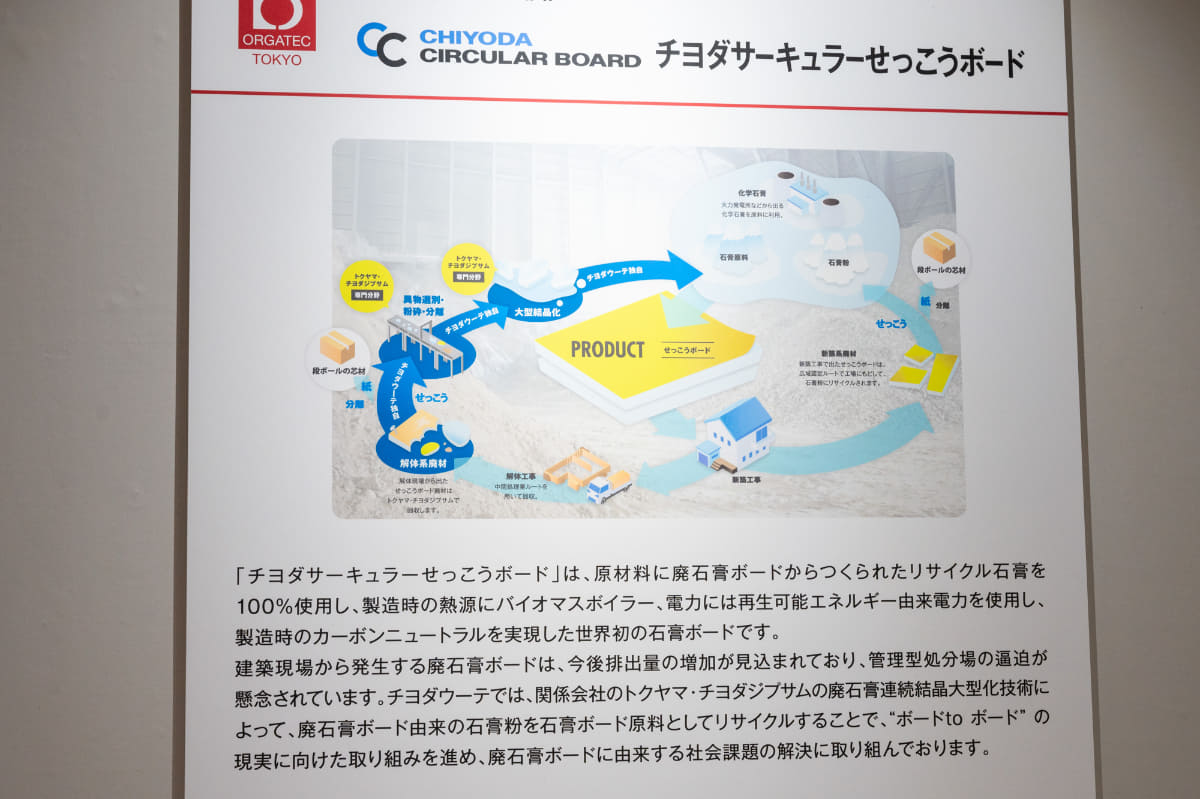 アイカ工業の廃材を活用したメラミン化粧板