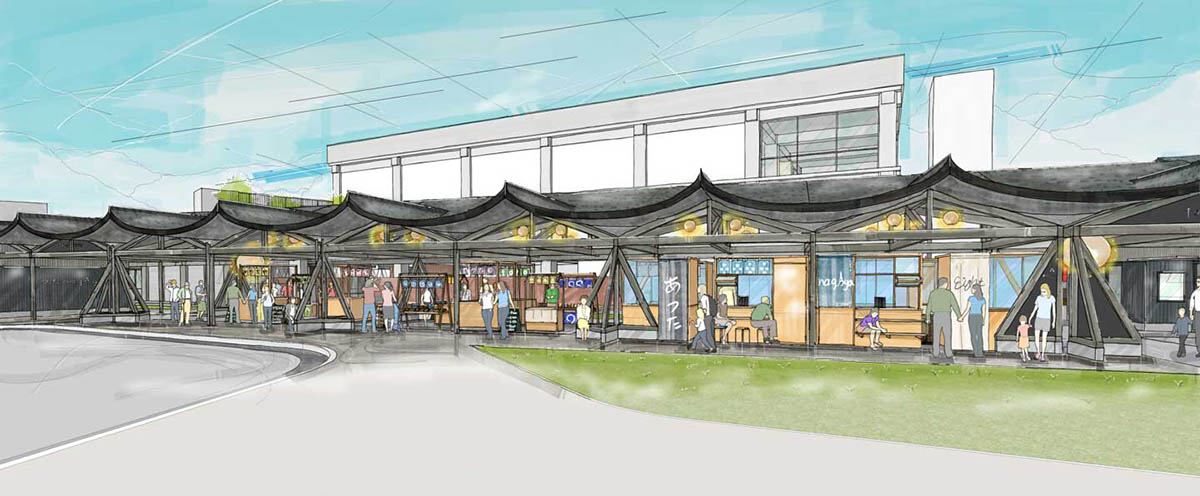 西側から見た参の戸エリア イメージ