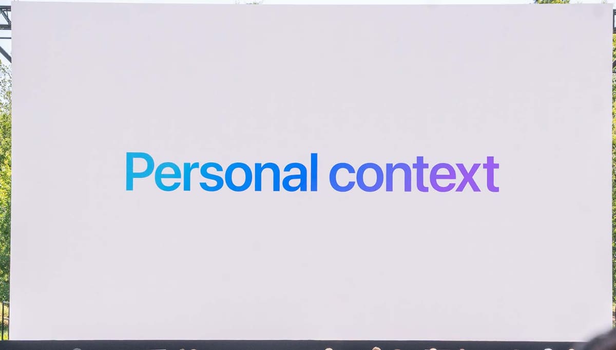 Apple Intelligenceでは、個人的なコンテクストを利用する