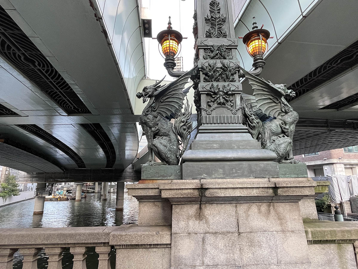 日本橋。都心環状線・日本橋区間の地下化が計画されている